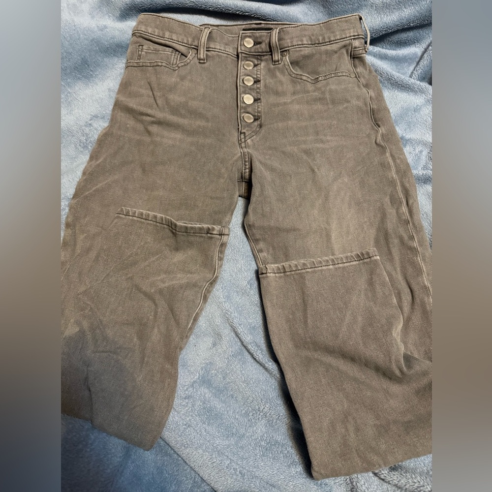 Women’s grey Button-Fly Pants